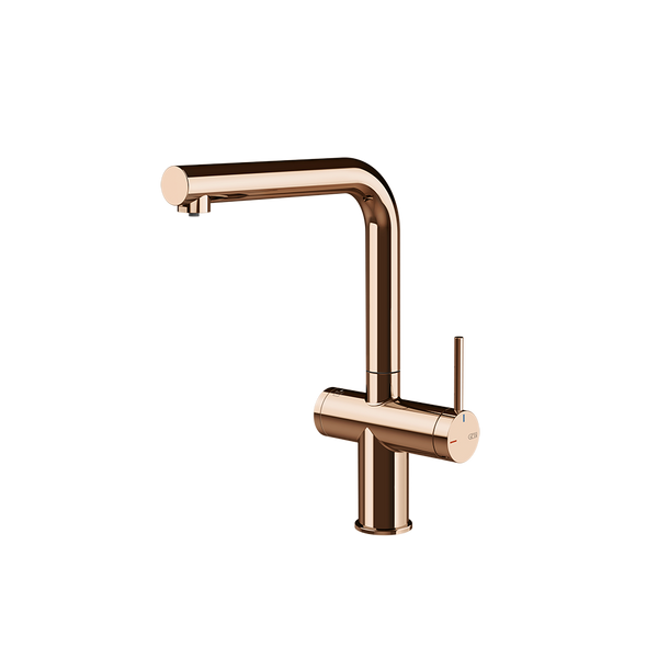 Gessi Inedito filterwaterkraan met L-uitloop Koper