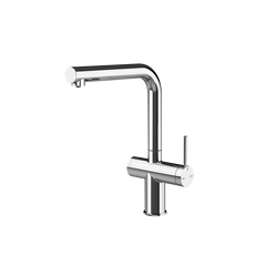 Gessi Inedito filterwaterkraan met L-uitloop Chroom