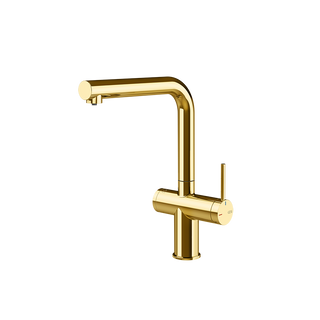 Gessi Inedito filterwaterkraan met L-uitloop Goud