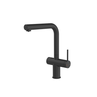 Gessi Inedito filterwaterkraan met L-uitloop Mat Zwart