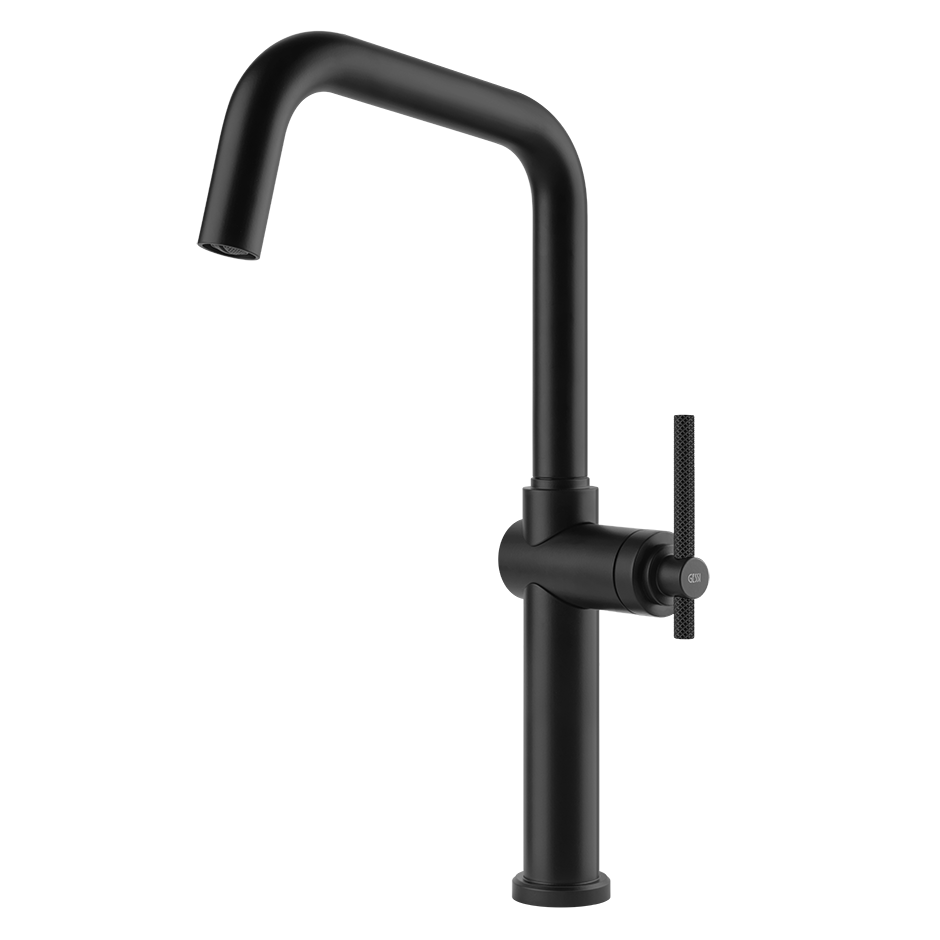 Gessi Habito keukenmengkraan met U-uitloop Mat Zwart