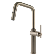 Gessi Habito keukenmengkraan met U-uitloop en uittrekbare handdouche Finox
