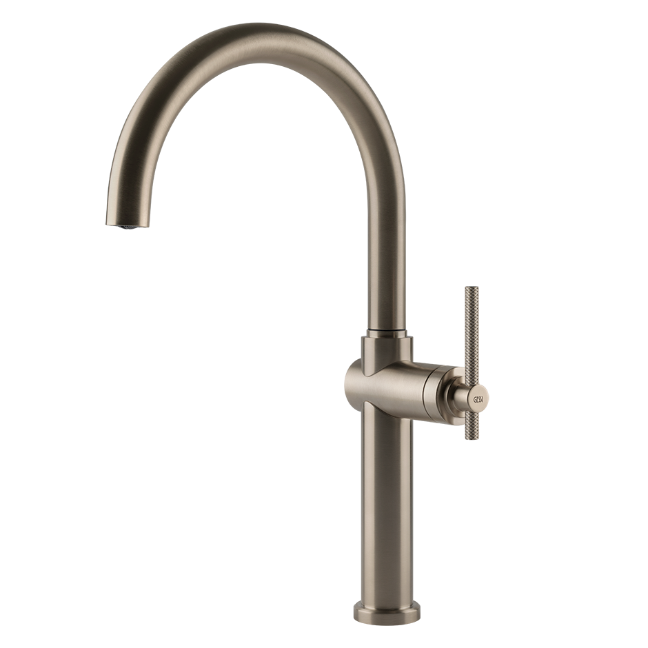 Gessi Habito keukenmengkraan met gebogen uitloop Finox