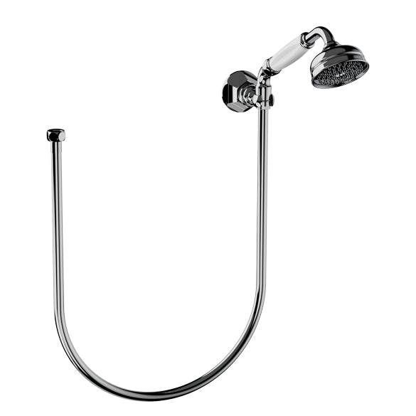Horus Ascott doucheset met wandhaak, handdouche en slang 150 cm 62.582