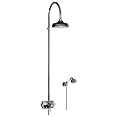 Horus Ascott thermostatische douchekolom met hoofddouche en handdouche 65.744