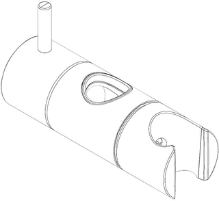 Damixa Glijstuk voor Ø19 mm douchepijp Chroom 03243.00