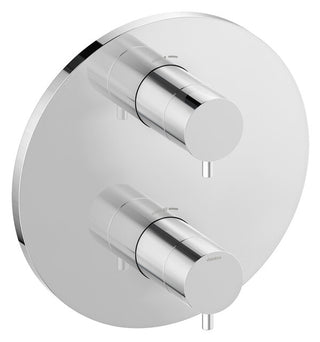 Damixa Afbouwset thermostaat rond 20 cm Chroom 76706.00