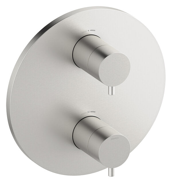 Damixa Afbouwset thermostaat rond 20 cm Staal PVD 76706.46