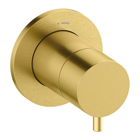 Damixa Afbouwset 2-weg omstel Mat messing PVD 76708.79