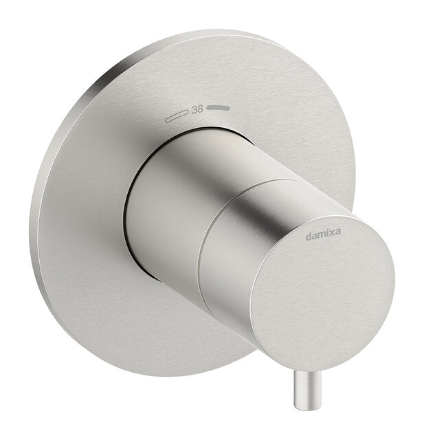 Damixa Afbouwset thermostaat Staal PVD 76709.46