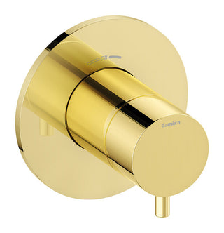 Damixa Afbouwset thermostaat Gepolijst messing PVD 76709.77