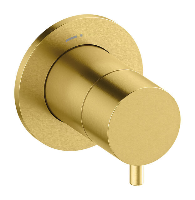 Damixa Afbouwset stopkraan Mat messing PVD 76710.79