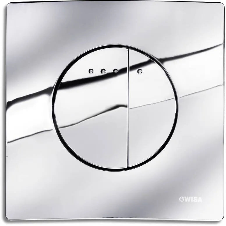 Wisa Enyo bedieningspaneel dualflush DF glanschroom