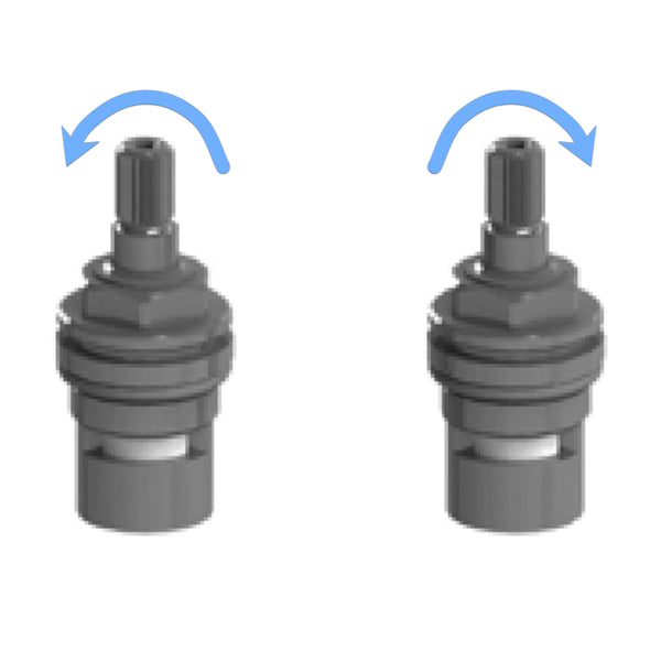 Horus ceramic cartridge for two-handle mixer tap, right-closing (MKOHOR14KRS)