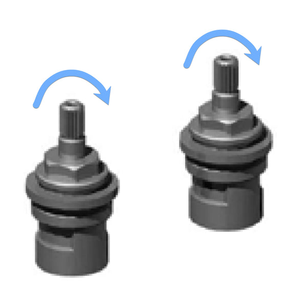 Horus ceramic cartridge for two-handle mixer tap, right-closing (MKOHOR14KRS)