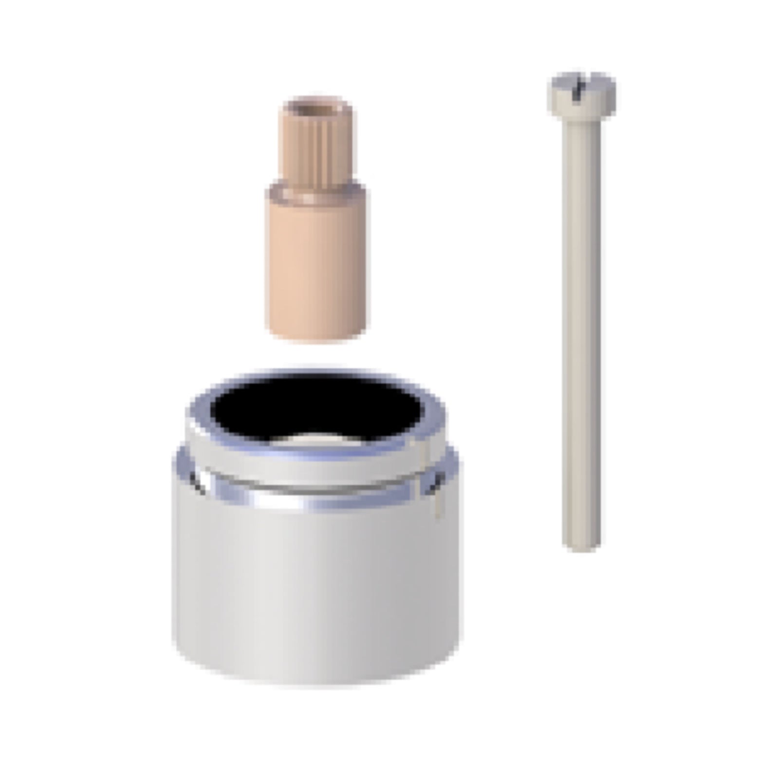 Horus verleng set 2 cm , huls, spindel en schroef Art. 93.032