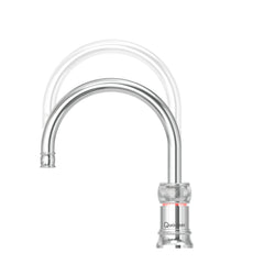 Quooker Classic Nordic Round kokendwaterkraan in hoogte verstelbaar