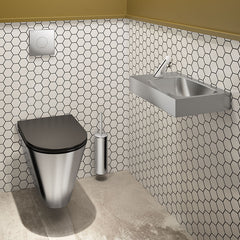 Delabie S21 S RVS hangtoilet - afbeelding 2