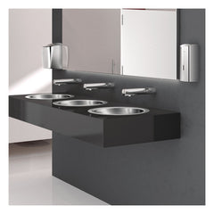Delabie HEMI ronde inbouw waskom Ø310 mm RVS mat - afbeelding 3