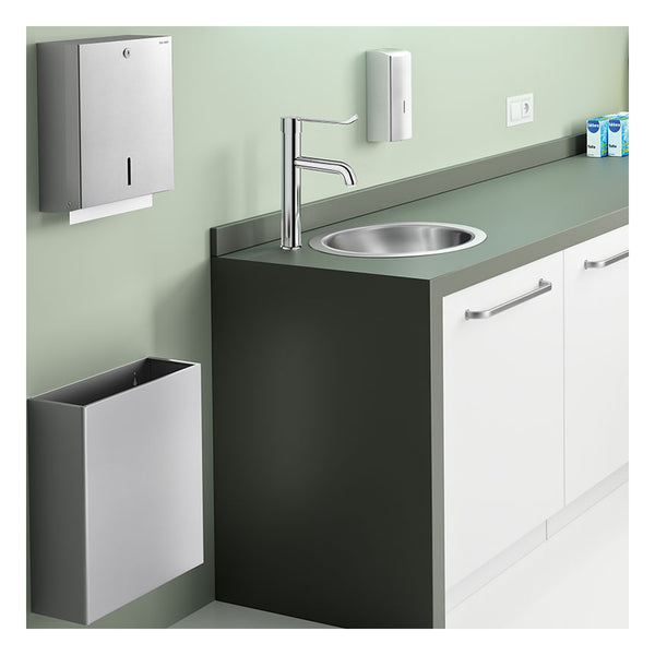 Delabie HEMI ronde inbouw waskom Ø310 mm RVS mat - afbeelding 4