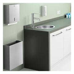 Delabie HEMI ronde inbouw waskom Ø385 mm RVS mat - afbeelding 4