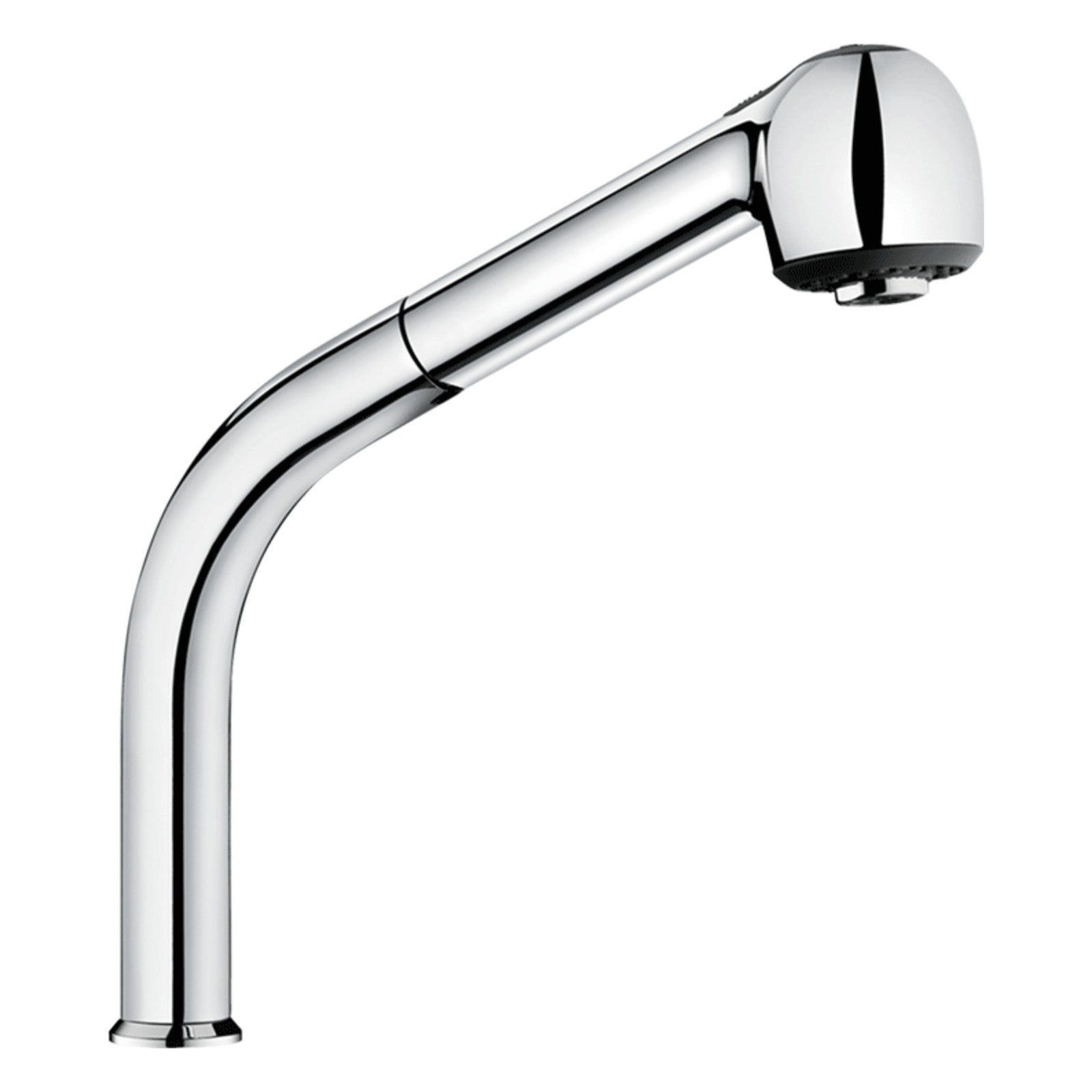 Delabie Draaibare kolom met uittrekbare sproeier H.200 L.220 chroom