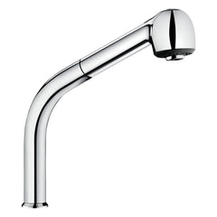Delabie Draaibare kolom met uittrekbare sproeier H.200 L.220 chroom