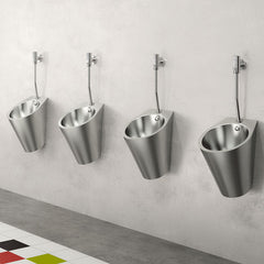 Delabie FINO RVS wandurinoir toevoer boven - afbeelding 2