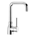 Delabie Mechanische wastafelmengkraan met staafgreep en BIOSAFE uitloop 150 mm zonder trekplug chroom