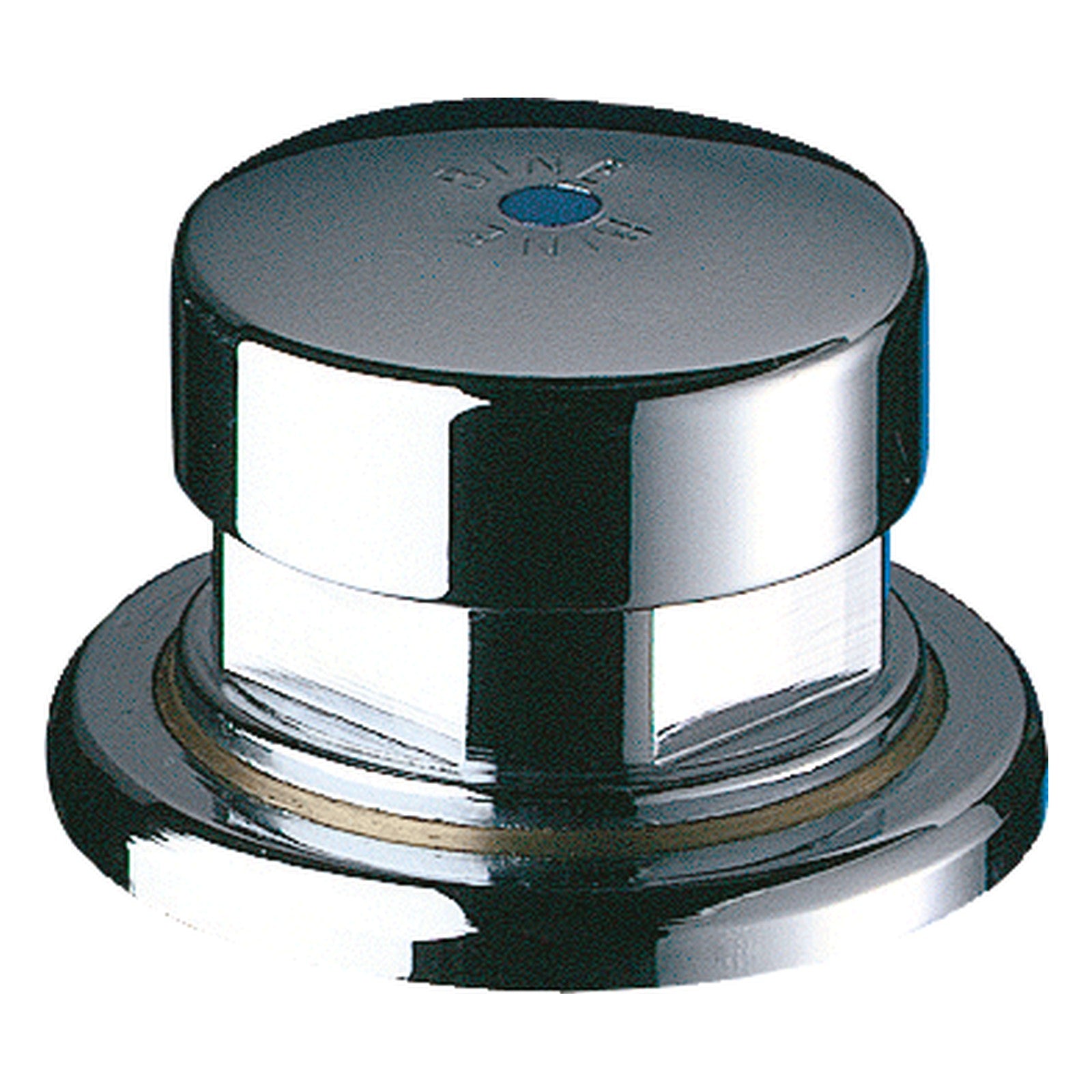 Delabie Bedieningskraan voor drinkfontein met aansluiting kunststof buis 4x6 direct sluitend chroom