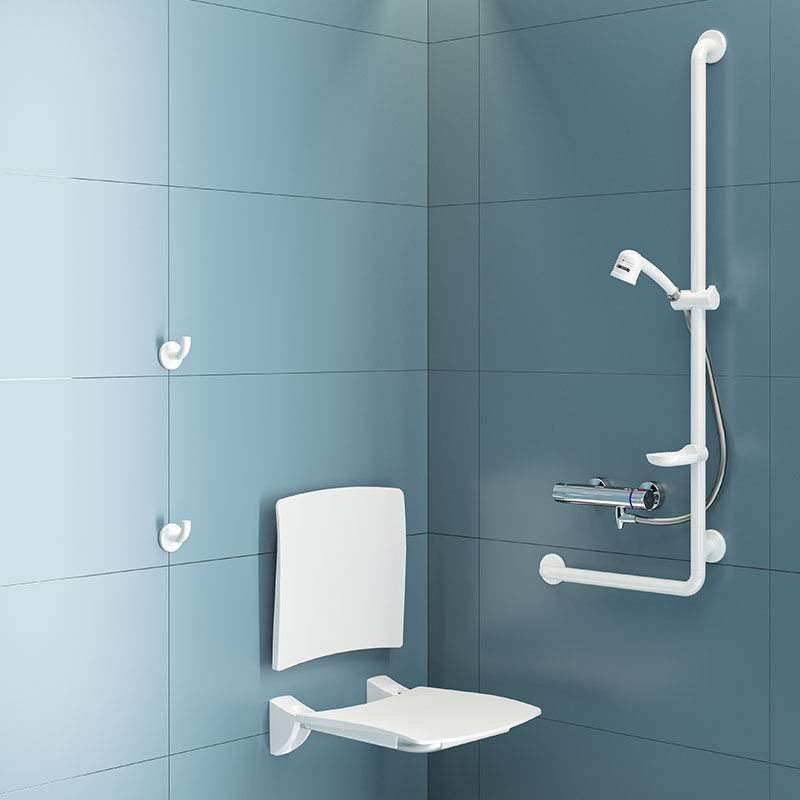 Delabie Kledinghaak kort model wit - afbeelding 2