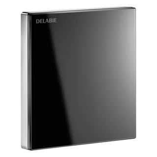 Delabie TEMPOMATIC 4 elektronische urinoirspoeler bedieningsplaat netspanning zwart glas