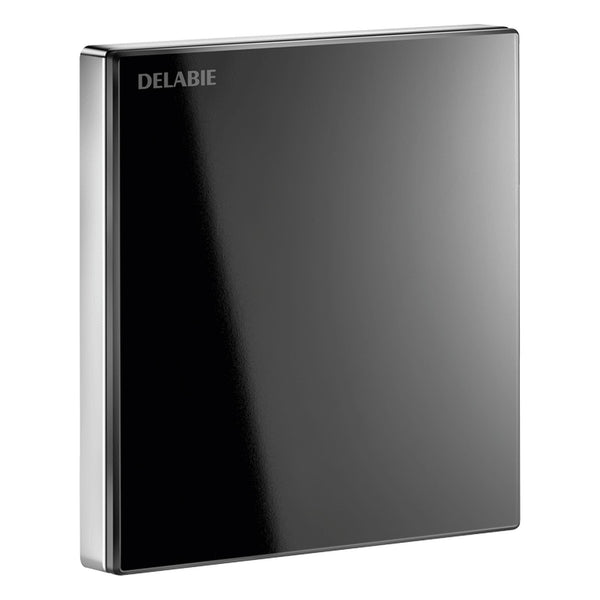 Delabie TEMPOMATIC 4 elektronische urinoirspoeler bedieningsplaat netspanning zwart glas