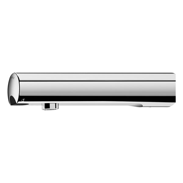 Delabie TEMPOMATIC 4 elektronische wandkraan voor wastafel voor paneel 1-24 mm 6V batterij uitloop 190 mm chroom