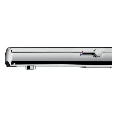 Delabie TEMPOMATIC MIX 4 elektronische wandmengkraan voor wastafel door de muur netspanning uitloop 190 mm chroom