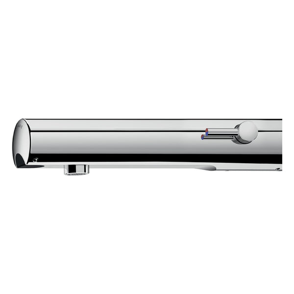 Delabie TEMPOMATIC MIX 4 elektronische wandmengkraan voor wastafel door de muur 6V batterij uitloop 190 mm chroom