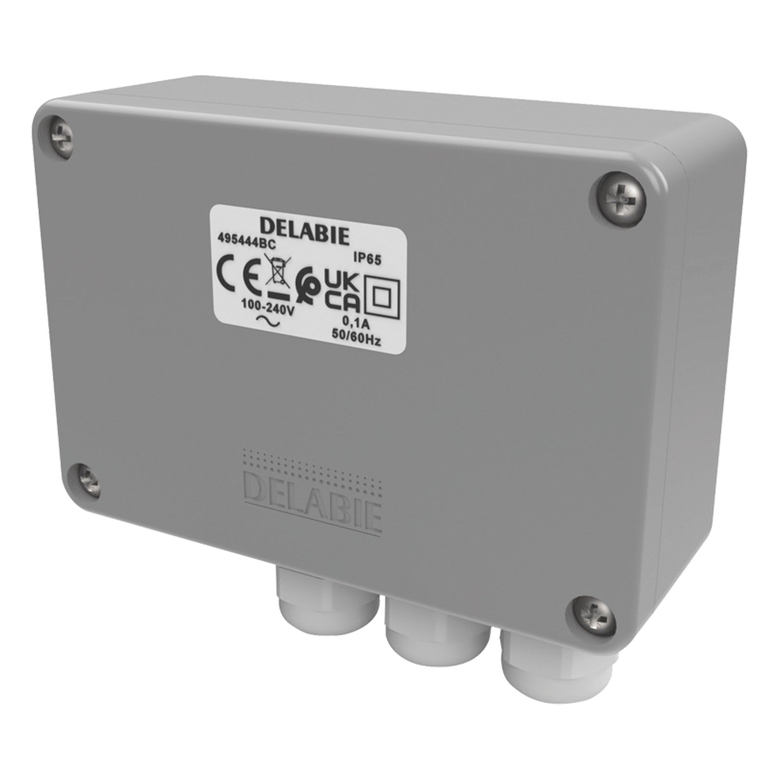 Delabie Elektronische sturing 230/12V met spoelfunctie voor wastafelkranen
