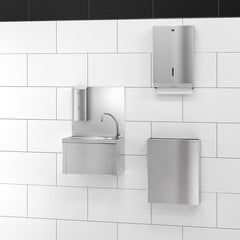 Delabie Afvalkorf muurmodel 25 liter RVS glanzend - afbeelding 4