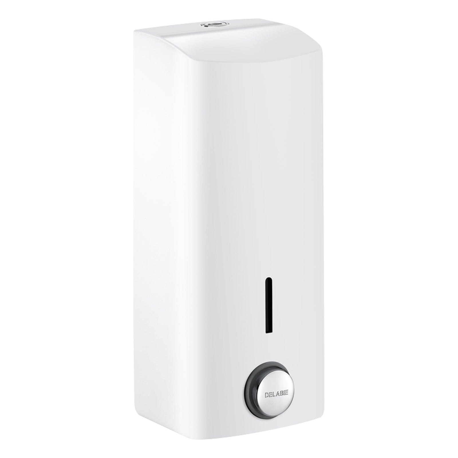 Delabie Zeepdispenser muurmodel met soepele drukknop 1 liter wit
