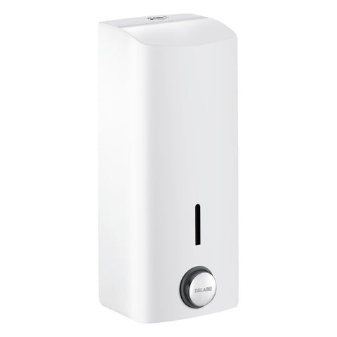 Delabie Zeepdispenser muurmodel met soepele drukknop 1 liter wit