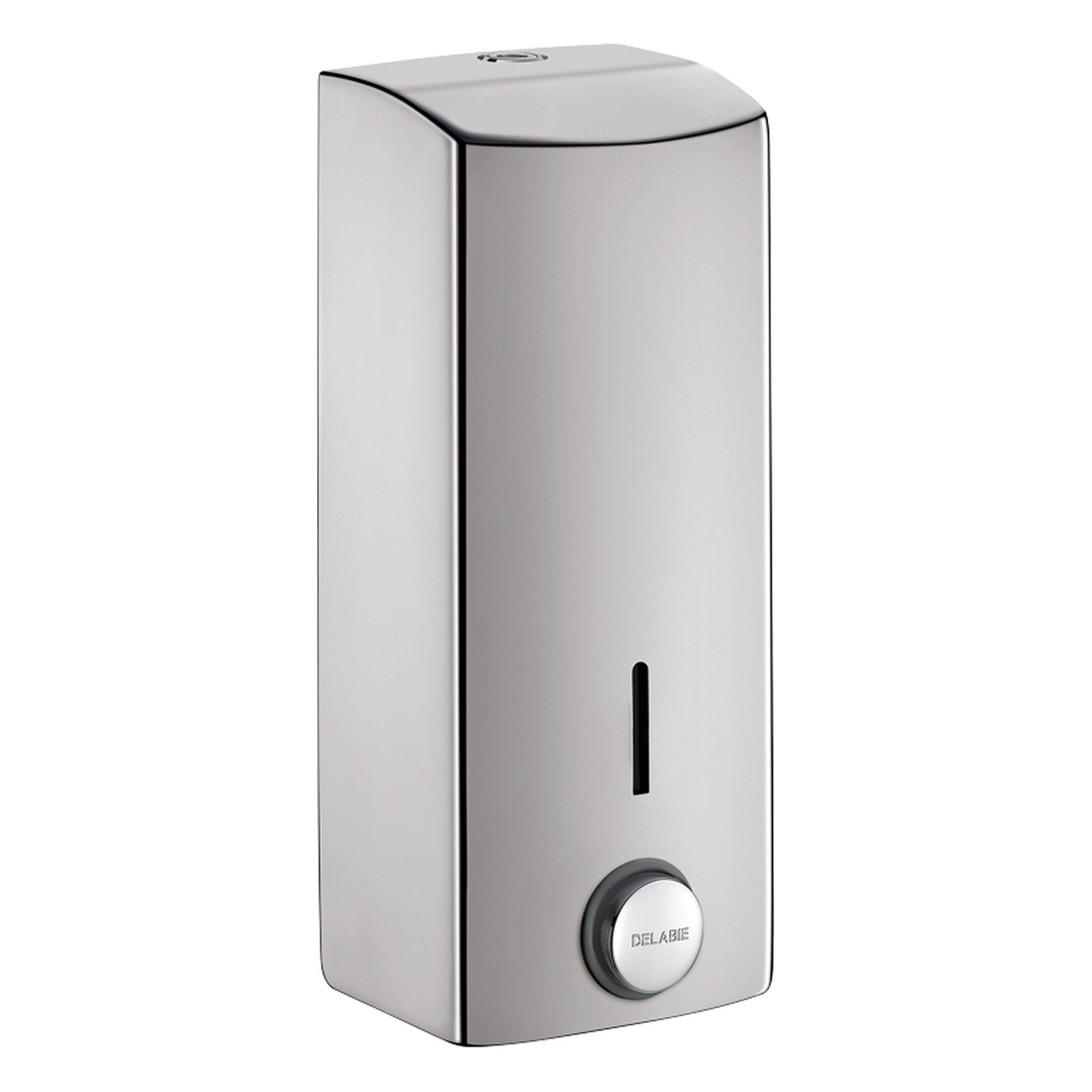Delabie Zeepdispenser muurmodel met soepele drukknop 1 liter RVS mat