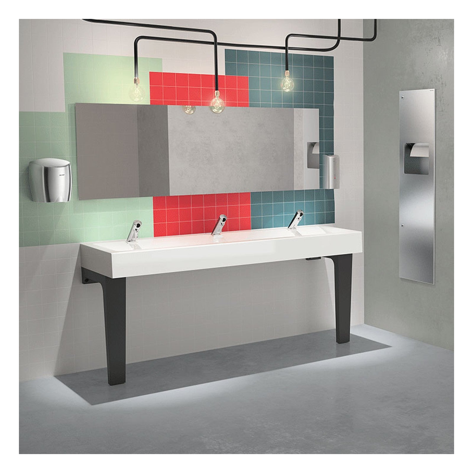 Delabie HIGHFLOW elektrische handendroger RVS glanzend - afbeelding 4
