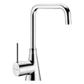 Delabie Eengreeps mengkraan op blad 60 l/min met draaibare uitloop H.255 L.200 chroom