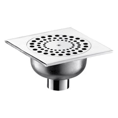 Delabie Doucheput 140 x 140 mm RVS voor harde vloer uitgang Ø40