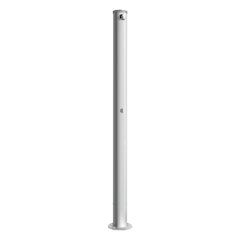 Delabie PLEIN AIR zelfsluitende buitendouche 1 douche en voetdouche aluminium