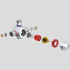Delabie PREMIX CONFORT centrale thermostatische mengautomaat 140 l/min M1