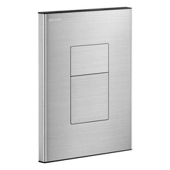 Delabie TEMPOFLUX 3 zelfsluitende toiletspoeler bedieningsplaat 3/6 liter rechthoekig RVS mat