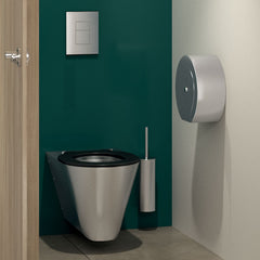 Delabie TEMPOFLUX 3 zelfsluitende toiletspoeler bedieningsplaat 3/6 liter rechthoekig RVS mat - afbeelding 2