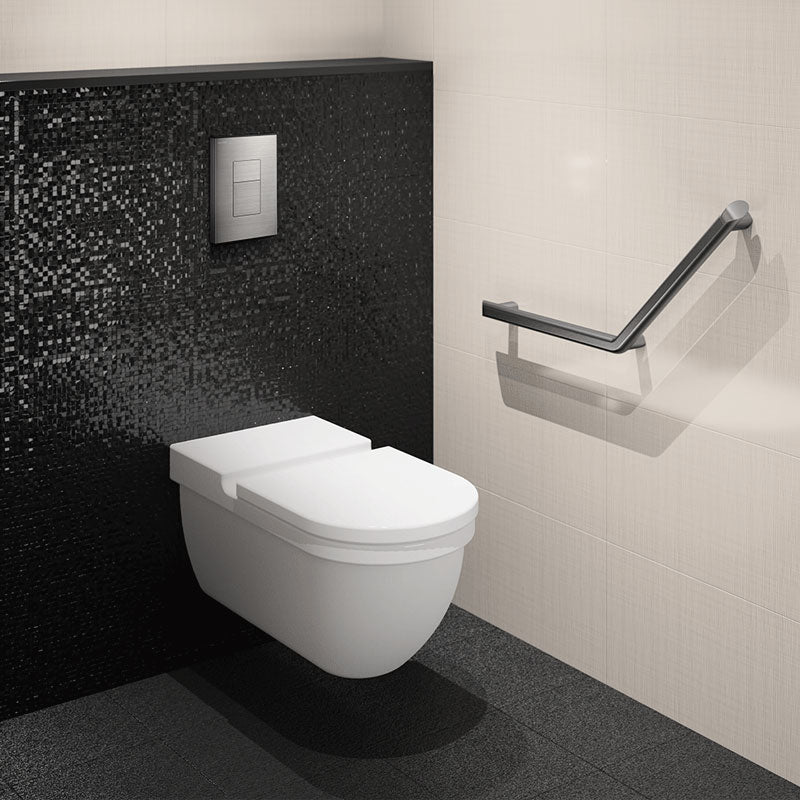 Delabie TEMPOFLUX 3 zelfsluitende toiletspoeler bedieningsplaat 3/6 liter rechthoekig RVS mat - afbeelding 3