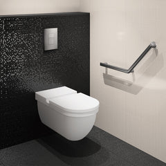 Delabie TEMPOFLUX 3 zelfsluitende toiletspoeler bedieningsplaat 3/6 liter rechthoekig RVS mat - afbeelding 3